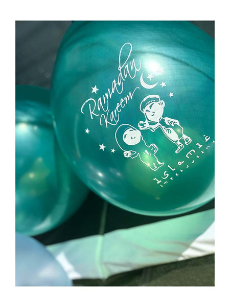 Eid Mubarak/Ramadan Kareem Balloons - Mixed Colours - Islamic Impressions