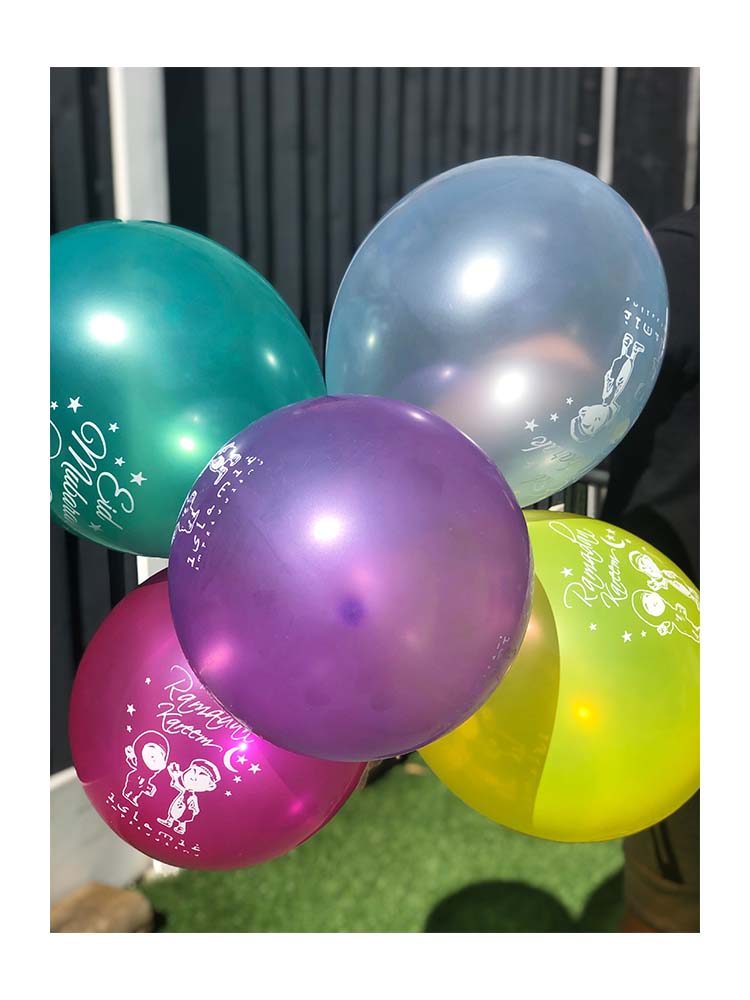 Eid Mubarak/Ramadan Kareem Balloons - Mixed Colours - Islamic Impressions