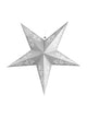 Paisley Large Silver & White Paper Hanging Star Eid & Ramadan Decoration