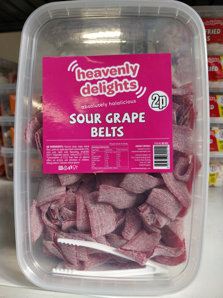 Sour Grape Belts - Heavenly - 2p - 360 pieces Tub - Islamic Impressions