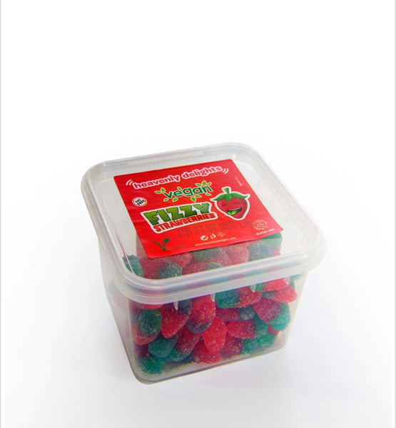 Vegan Fizzy Strawberries - Heavenly Delights - 150g