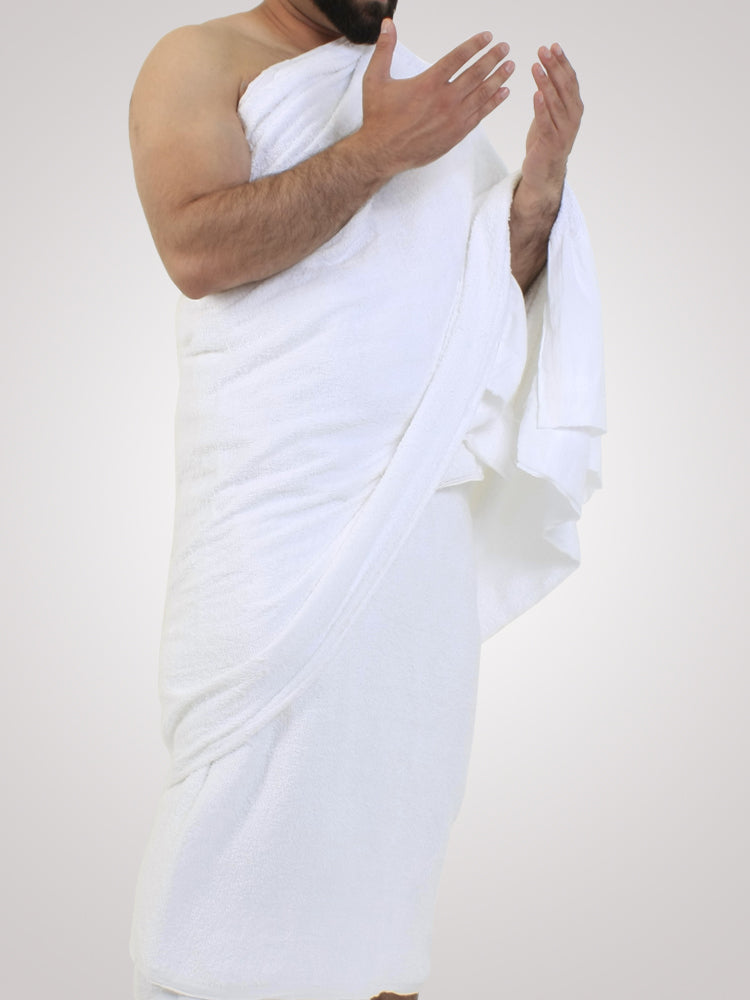 Islamic Impressions Cotton Towel 2 Piece Ihram for Men and Boys - Islamic Impressions