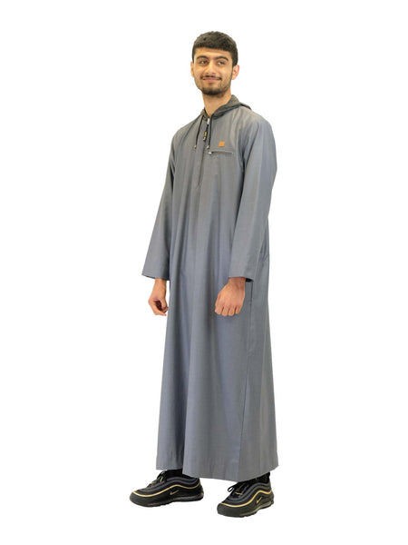 Urban Hoody Thobe - Grey