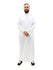 Islamic Impressions Men's Thobe With Collar - Full Sleeve