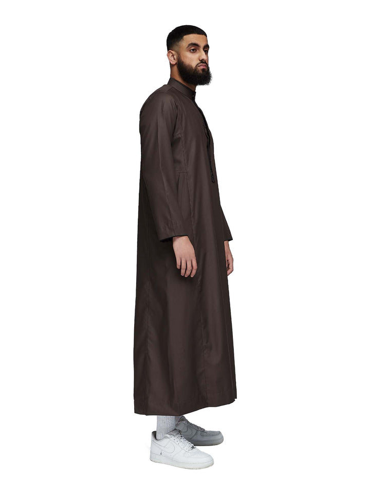 ثوب إسلامي للرجال مع ياقة مطرزة - مجموعة سلطان