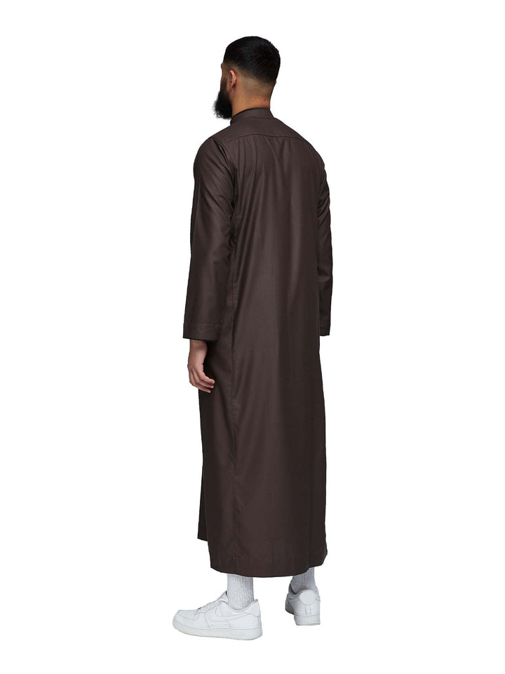 ثوب إسلامي للرجال مع ياقة مطرزة - مجموعة سلطان