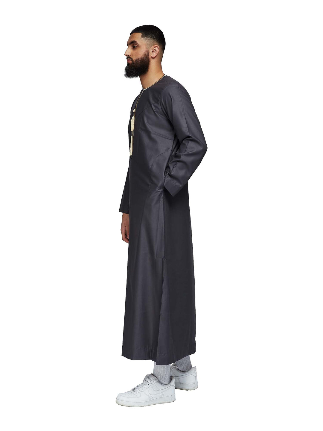 Islamic Impressions Men's Omani Thobe with Tassel - Hamdan Collection