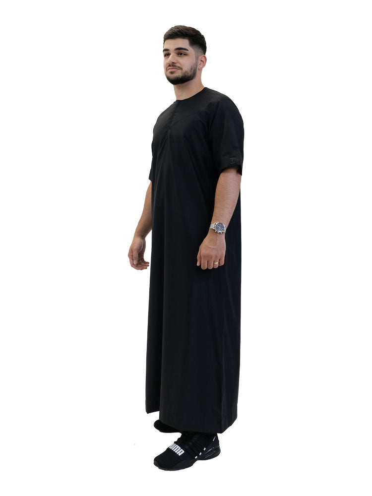 Islamic Impressions Mens Omani Thobe - Short Sleeve - Islamic Impressions