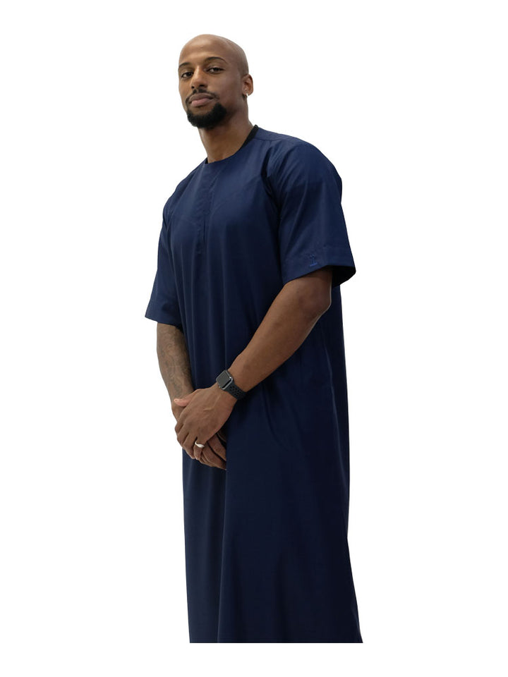 Islamic Impressions Mens Omani Thobe - Short Sleeve - Islamic Impressions