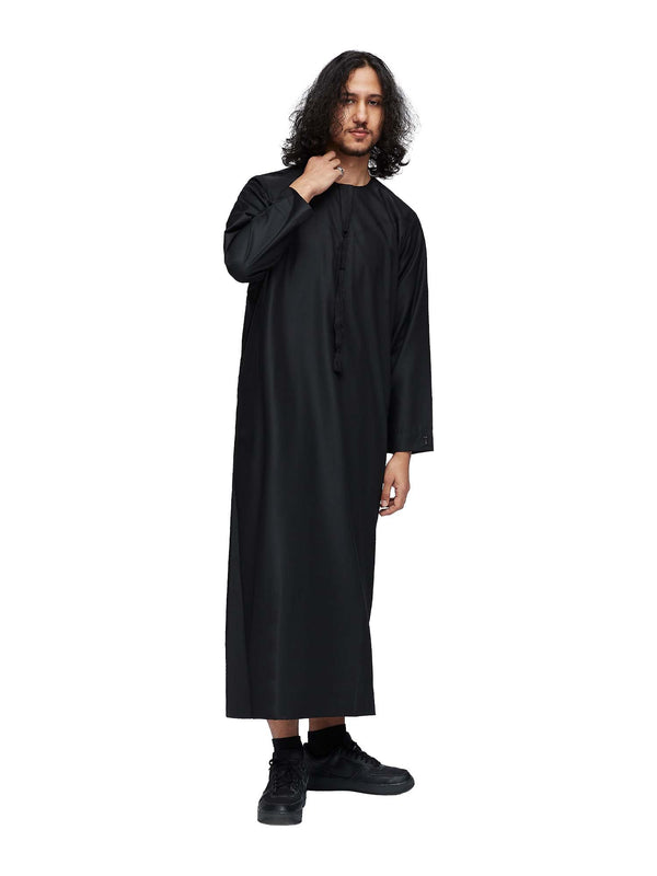 Islamic Impressions Omani Thobe With Tassel - Long Sleeve