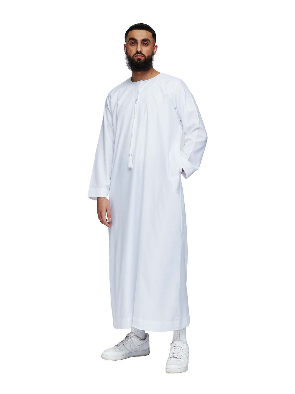 White Omani Tassel Thobe product image