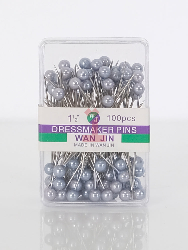 Basic Scarf/Dressmaker Pins in Grey, view 1