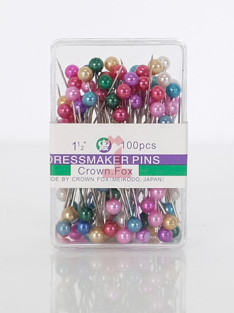 Basic Scarf/Dressmaker Pins in Mixed Colours, view 1