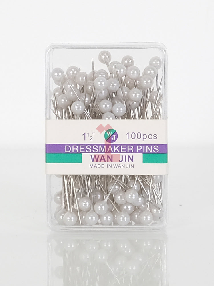 Basic Scarf/Dressmaker Pins in White, view 1