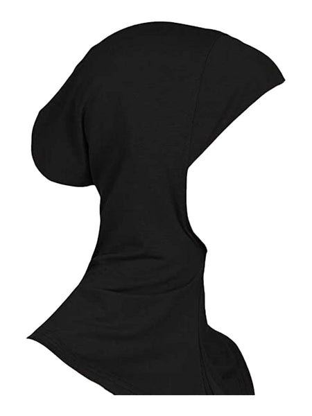 Basic Bonnet Cap - Turtle Neck - Black