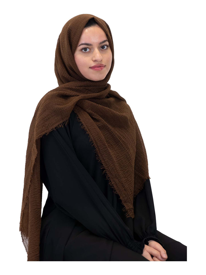 Plain Crinkle Scarf