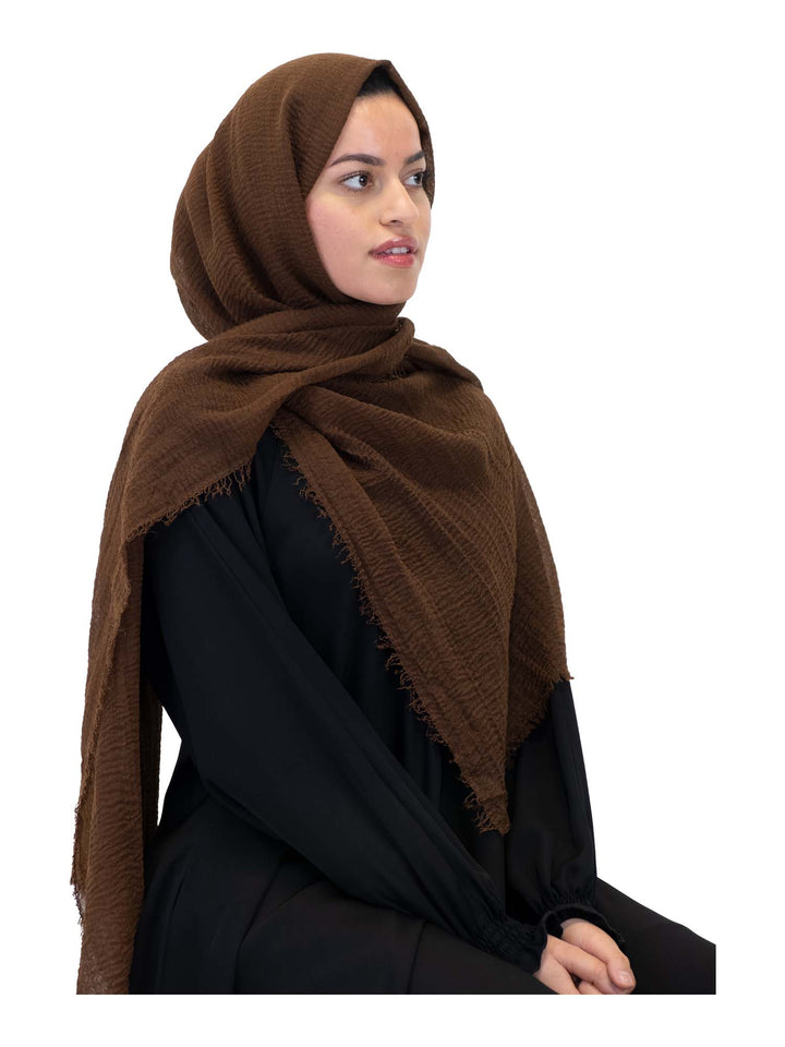 Plain Crinkle Scarf