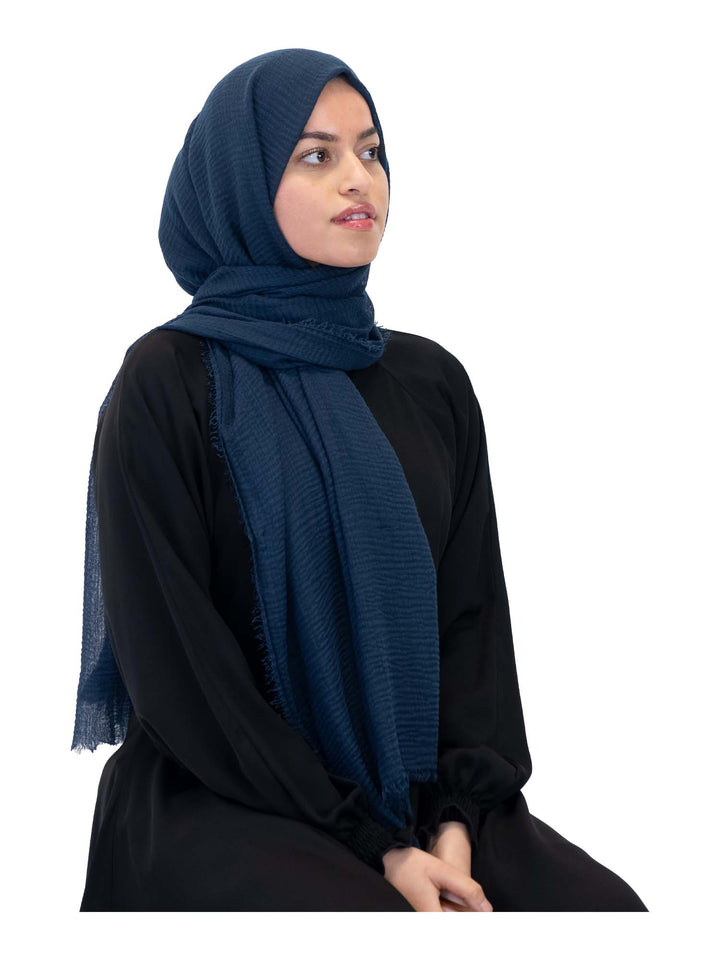 Plain Crinkle Scarf