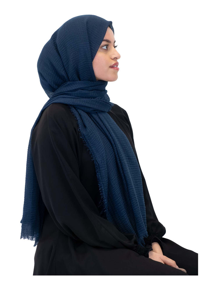 Plain Crinkle Scarf