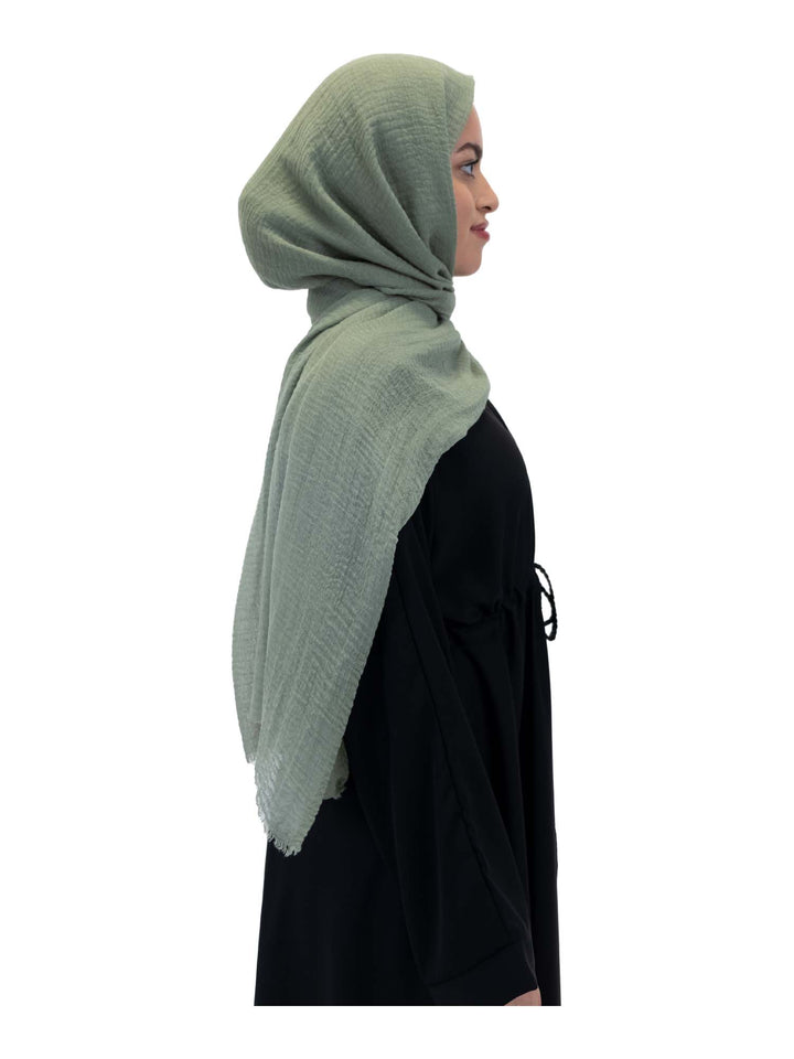 Plain Crinkle Scarf