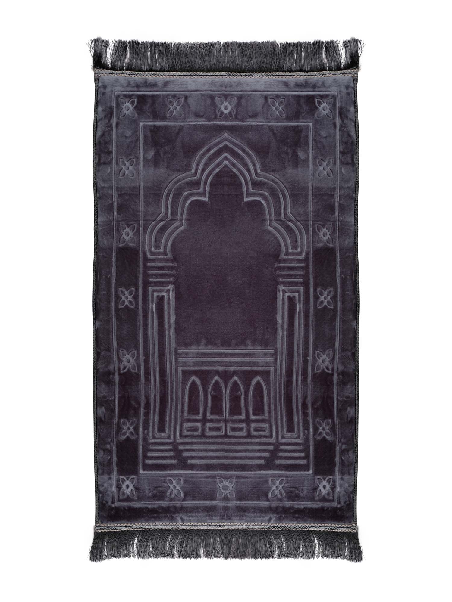 Extra Thick Velvet Prayer Mat - Boxed - Islamic Impressions