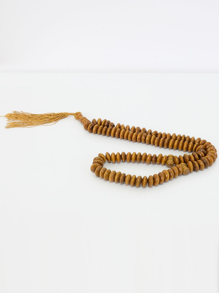 Brown Wooden Tasbeeh - 99 Beads - Islamic Impressions